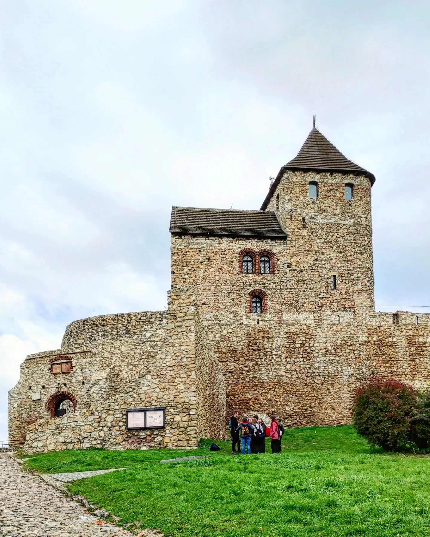 The photo shows Zamek w Będzinie